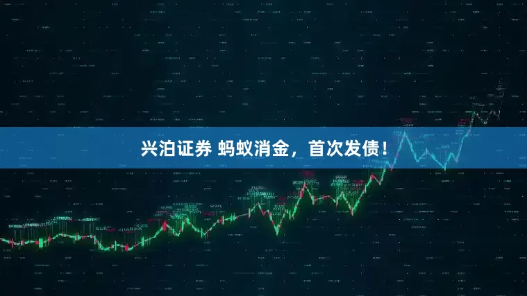 兴泊证券 蚂蚁消金，首次发债！
